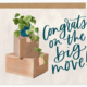 1canoe2 Moving Boxes Congratulations Housewarming Greeting Card