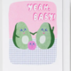 Yellow Owl Workshop Yea Baby Avocado Risograph Card