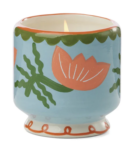 Paddywax Adopo 8 oz. Flower Ceramic Candle - Cactus Flower