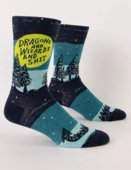 Blue Q Dragons + Wizards + Shit Sock