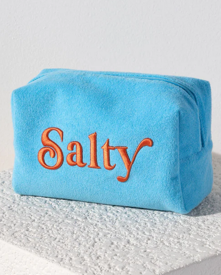 Shiraleah Sol Salty Zip Pouch - Turquoise