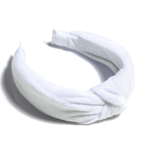 Shiraleah Terry Knotted Headband - White