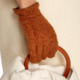 Two's Company Plush Sherpa Glove - Brown