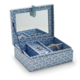 Two's Company Printed Jewelry Box - Blue