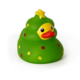 Two's Company Christmas Light Up Rubber Duckie - Tree