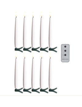 RAZ Imports 6" Clip-On Lighted Candles with Remote