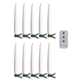 RAZ Imports 6" Clip-On Lighted Candles with Remote