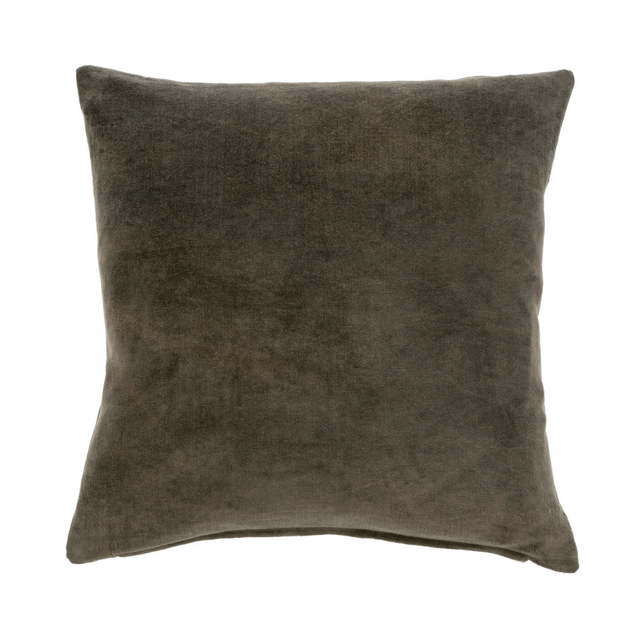 Indaba Vera Velvet Pillow, Juniper