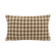 Indaba Check Weave Pillow Brown
