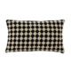 Indaba Check Weave Pillow Black