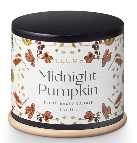 Illume Midnight Pumpkin Demi Vanity Tin