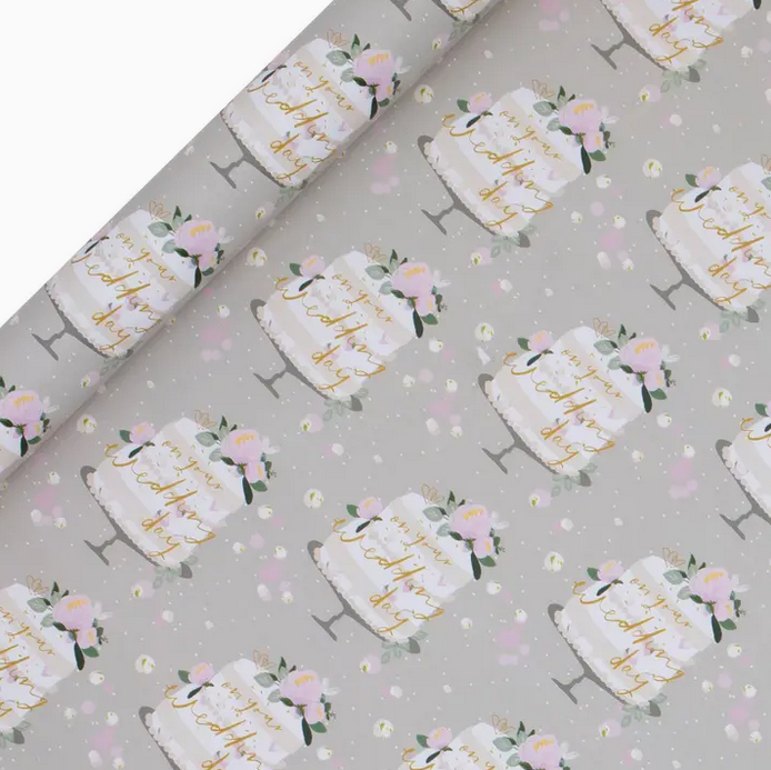 Glick Weddng Cake Wrapping Paper