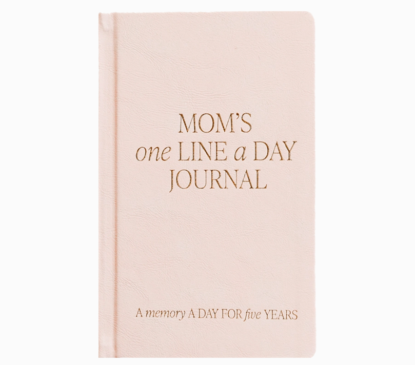 Sweet Water Decor Mom's One Line A Day Leather Journal