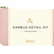 Pinch Provisions Earbud Detail Kit  Blush Vegan Leather Pouch