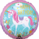 Balloons Everywhere Birthday Sparkle Unicorn Holographic Balloon