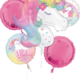 Balloons Everywhere Birthday Enchanted Unicorn Bouquet Balloon Kit