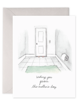 E. Frances Paper Bathroom Peace Card | Mother's Day Greeting Card