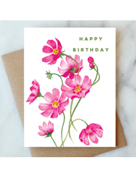 Abigail Jayne Design Cosmos Birthday Greeting Card