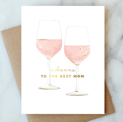 Abigail Jayne Design Mom Cheers Greeting Card