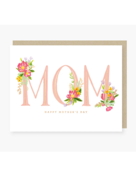 2021 Co. Floral Letters Foil Mother's Day Card