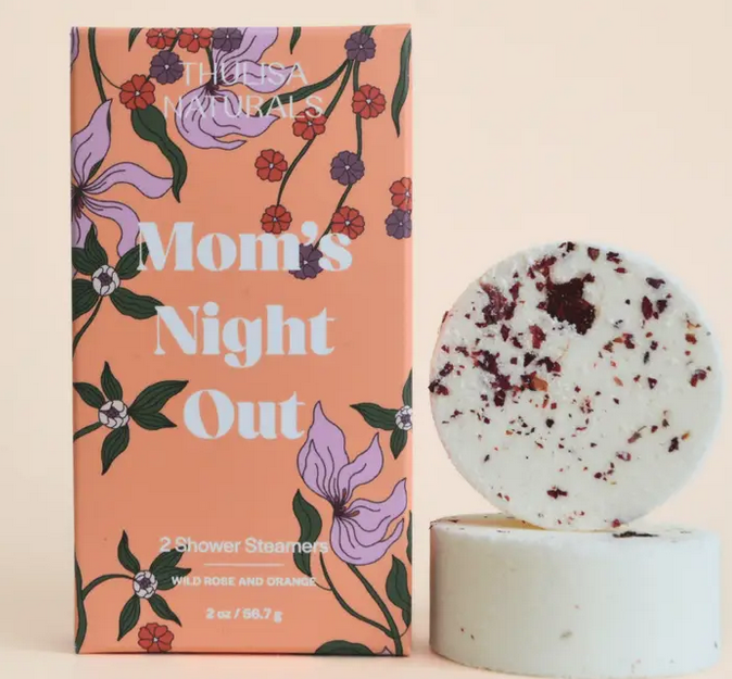 Thulisa Naturals | Bath + Body Mom's Night Out Shower Steamers | Orange Rose