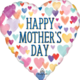 Balloons Everywhere 18" Mother's Day Sprinkled Hearts Balloon
