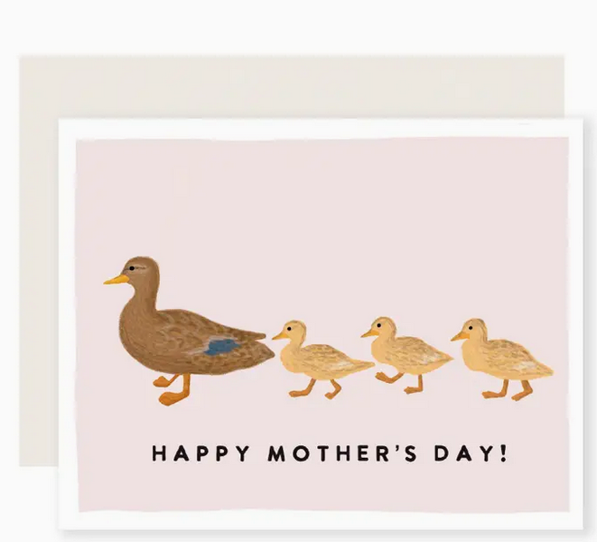 Slightly Stationery Mother's Day Ducklings Card