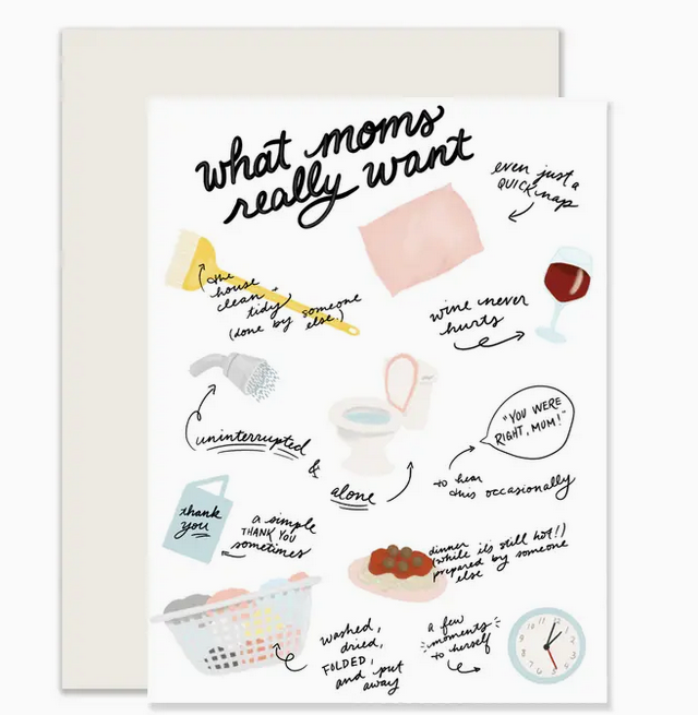 Slightly Stationery What Moms Want Card