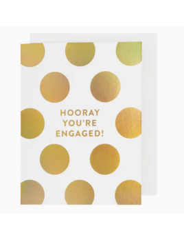 The Social Type Engaged Hologram Wedding Card