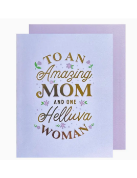 The Social Type Helluva Woman Mother's Day Card