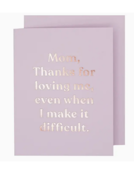 The Social Type Loving Mom Card