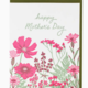 Smudge Ink Garden Flowers Mother's Day Card