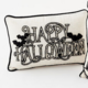 One Hundred 80 Degrees Happy Halloween Pillow - Black & White