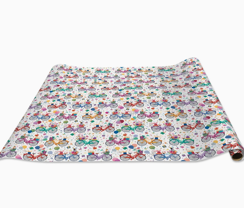 Jillson & Roberts Birthday Bicycles - Wrap - Rolls