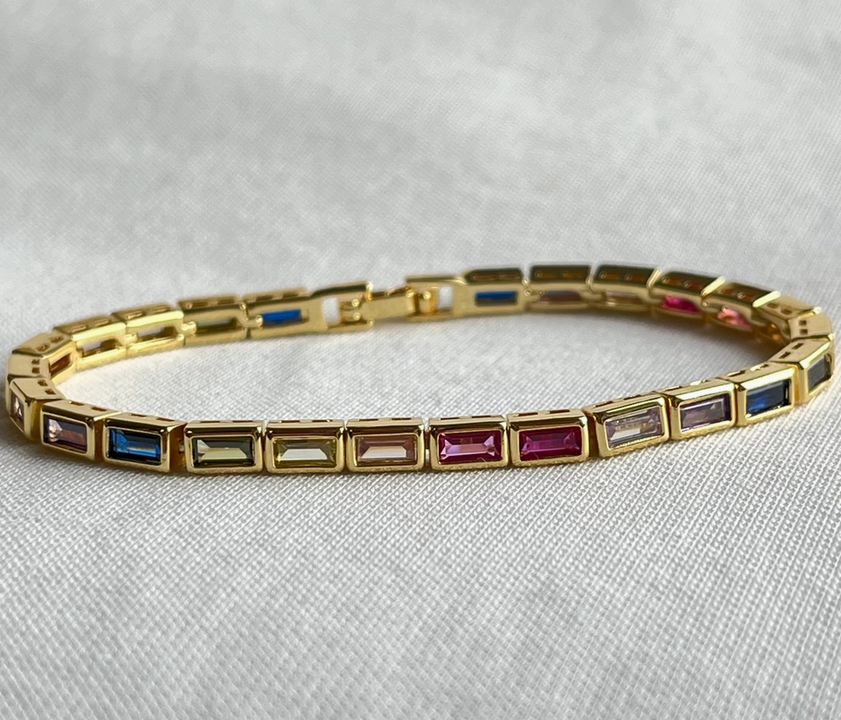 Lainey Rainbow Tennis Bracelet