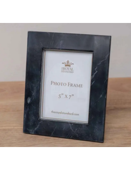The Royal Standard Marble Photo Frame Black 5x7