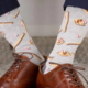 The Royal Standard Men's Baseball Socks Gray/Brown