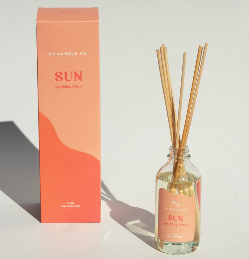 Sun 4 oz. Hue Reed Diffuser (Sparkling Citrus)