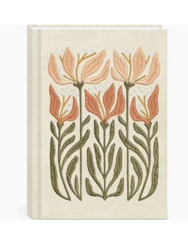 Fabric Journal Flower Market Lily