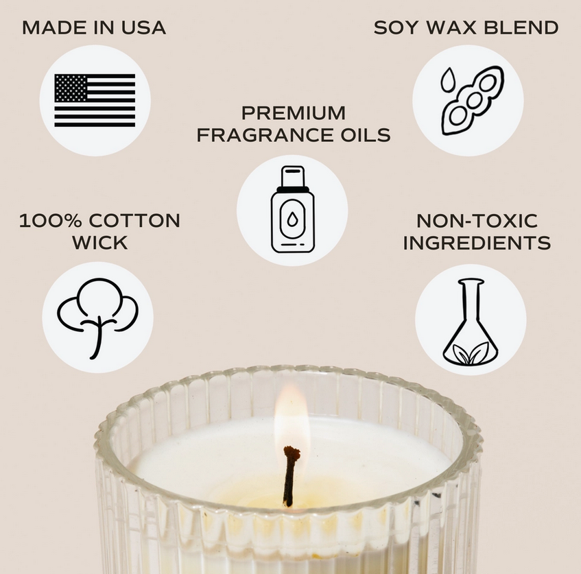 Sweet Water Decor Best Mom Ever Soy Candle - Ribbed Glass Jar with Box
