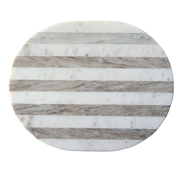 Creative Co-op Marble Cheese/Cutting Board