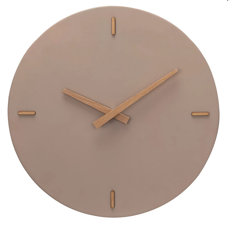 Bloomingville Stoneware Wall Clock