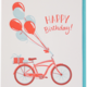 Smudge Ink Birthday Bike Card