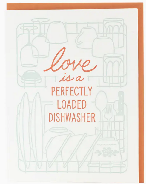 Smudge Ink Dishwasher Love Card