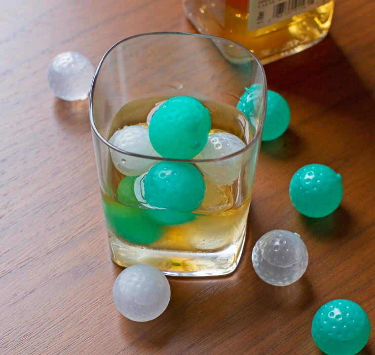 Kikkerland 24 Reusable Golf Ball Ice Cubes