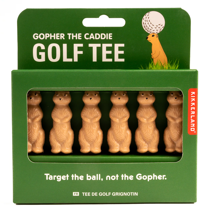 Kikkerland Gopher the Caddie Golf Tee