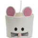 Two's Company Animal Hand-Crafted Rope Basket- Mouse