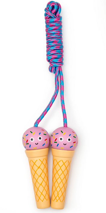 Kikkerland Ice Cream  Skipping Rope