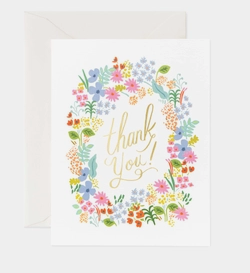 Rifle Paper Co. Prairie Thank You Card