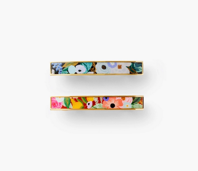 Rifle Paper Co. Garden Party Set of 2 Enamel Hair Clips